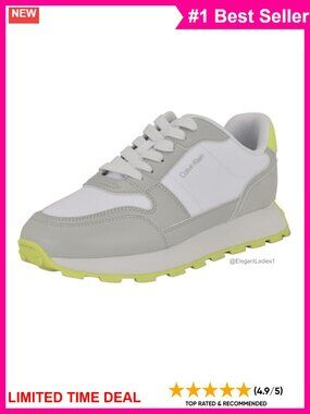 Faux Leather Lace-Up Athletic Sneakers Casual Running Shoes